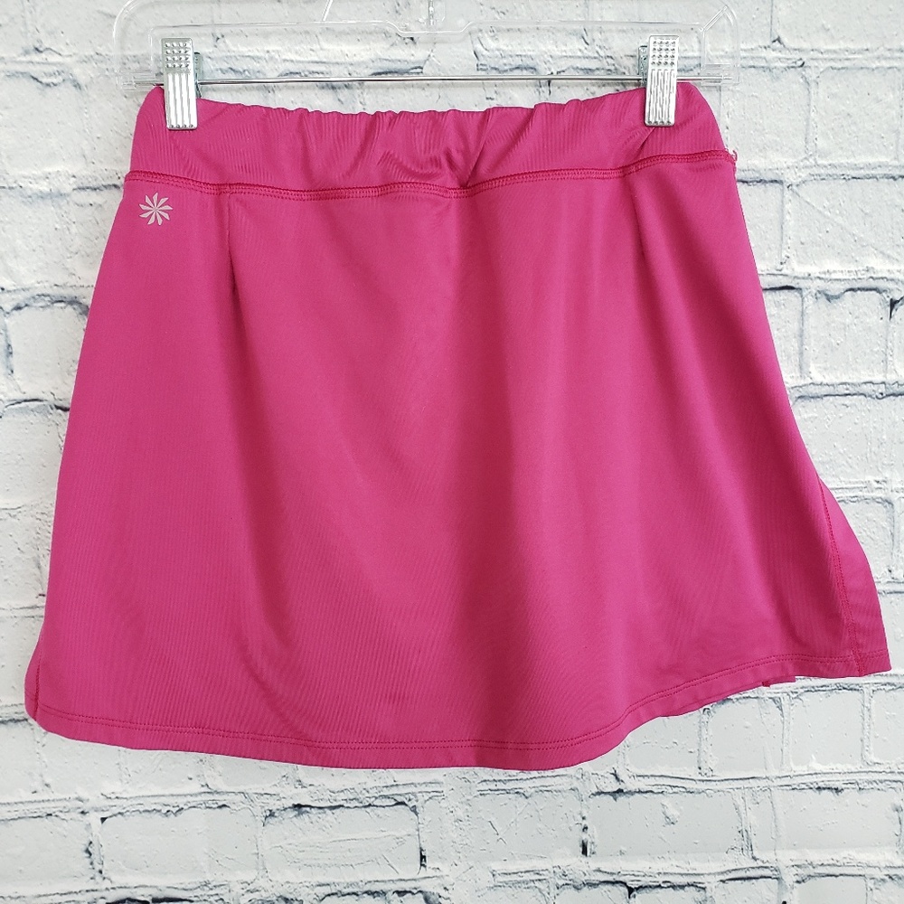 Athleta Skort Pink with Black and White shorts